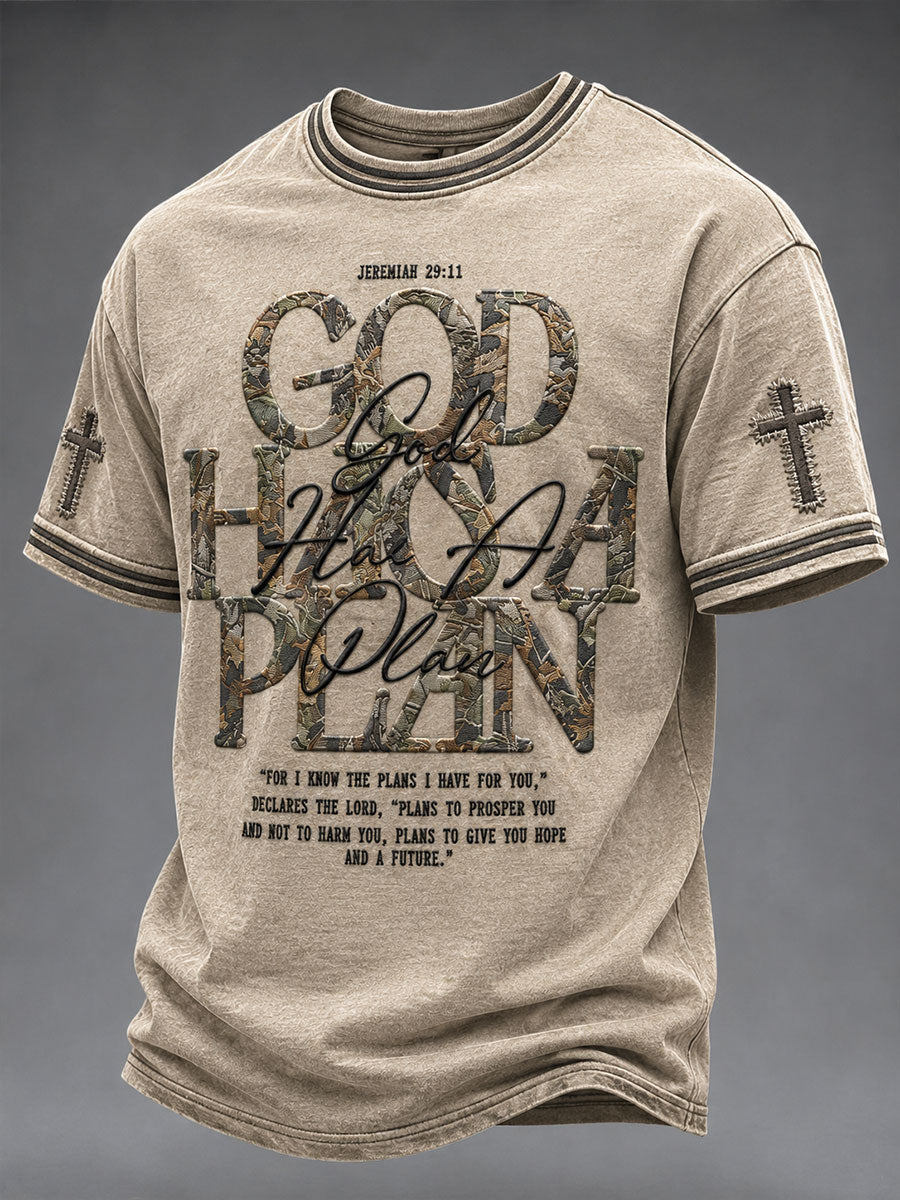 Men'S Faith Printed T-Shirt