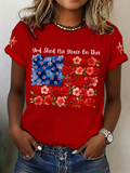 Women'S God Shed His Grace on Thee Printed Casual T-Shirt