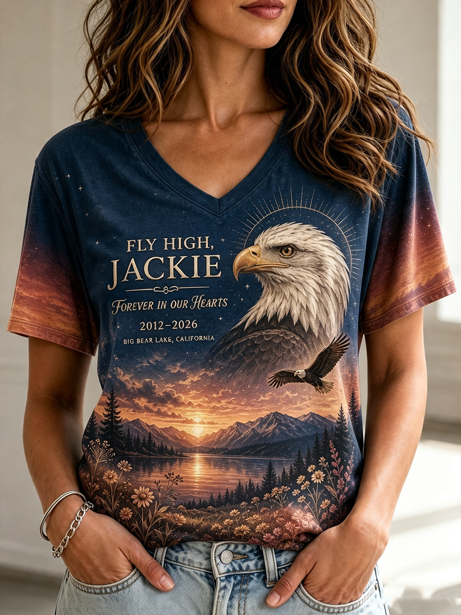 Women's Fly Free Jackie Printed T-shirt