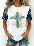 Women'S Casual Retro Faith T-Shirt