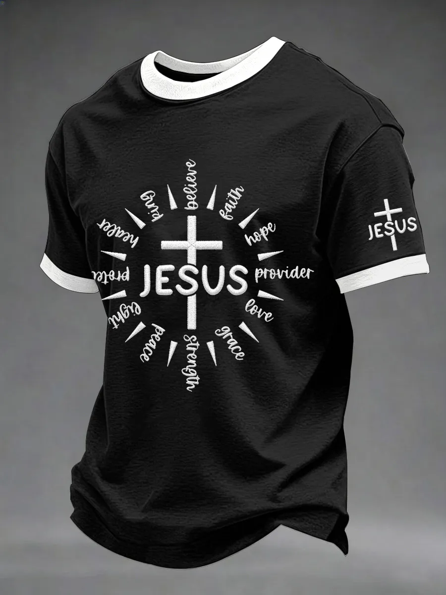 Men'S Jseue Print Tee