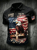 Men'S 250Th Anniversary Faith Printed Casual Polo Shirt