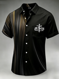 Men's Faith Cross Printed Casual Shirt