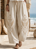 Women'S Cross Angel Wings Printed Pants