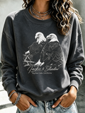 Women'S Jackie And Shadow Printed Sweatshirt