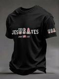 Men's Faith Casual Printed T-Shirt