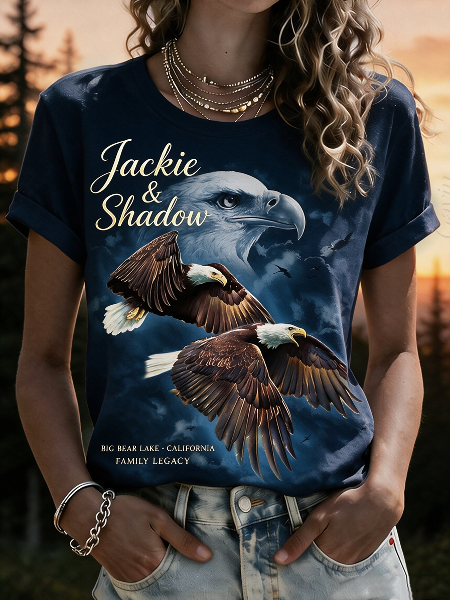Women'S Jackie & Shadow Printed T-Shirt