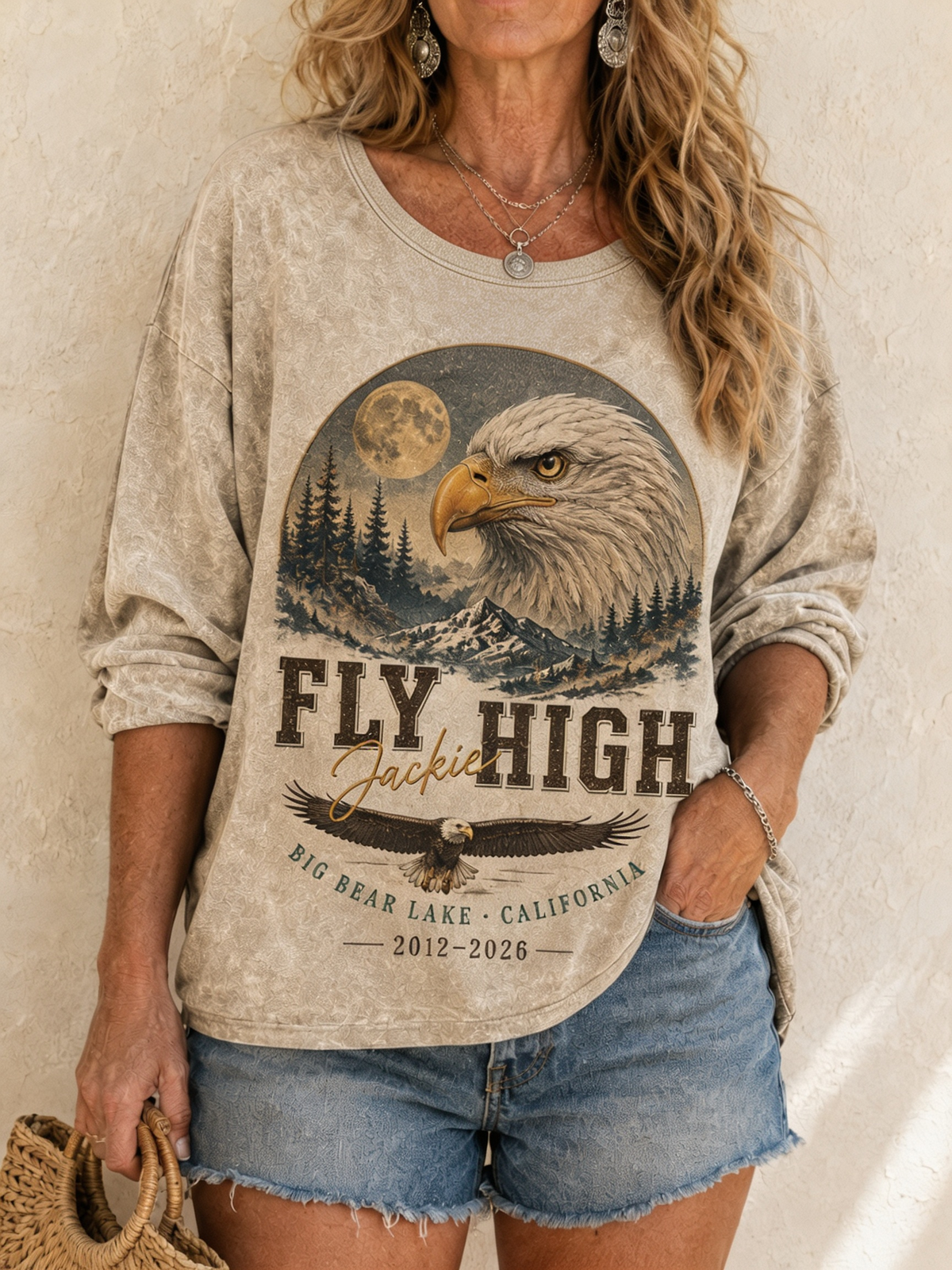 Women's bald eagle Jackie Top