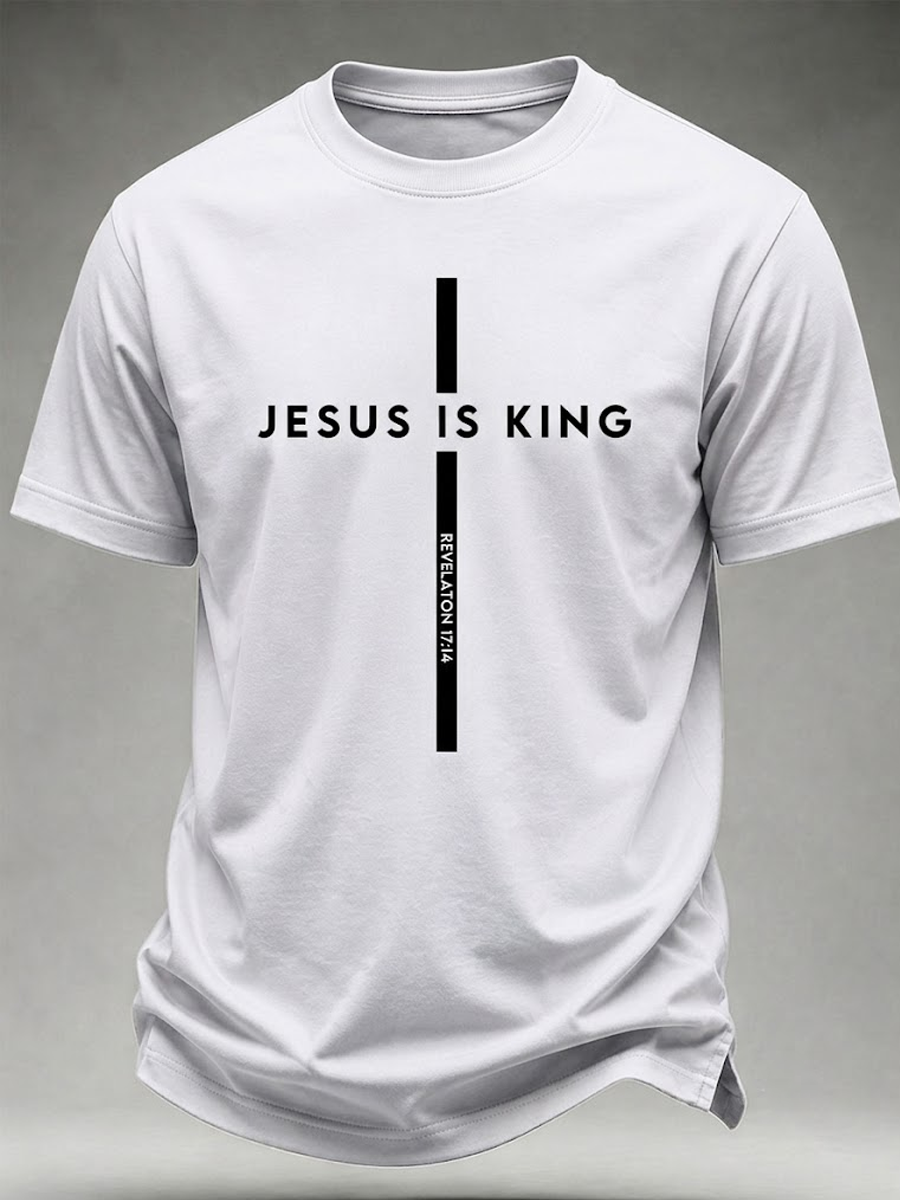 Men's Faith Casual Printed T-Shirt