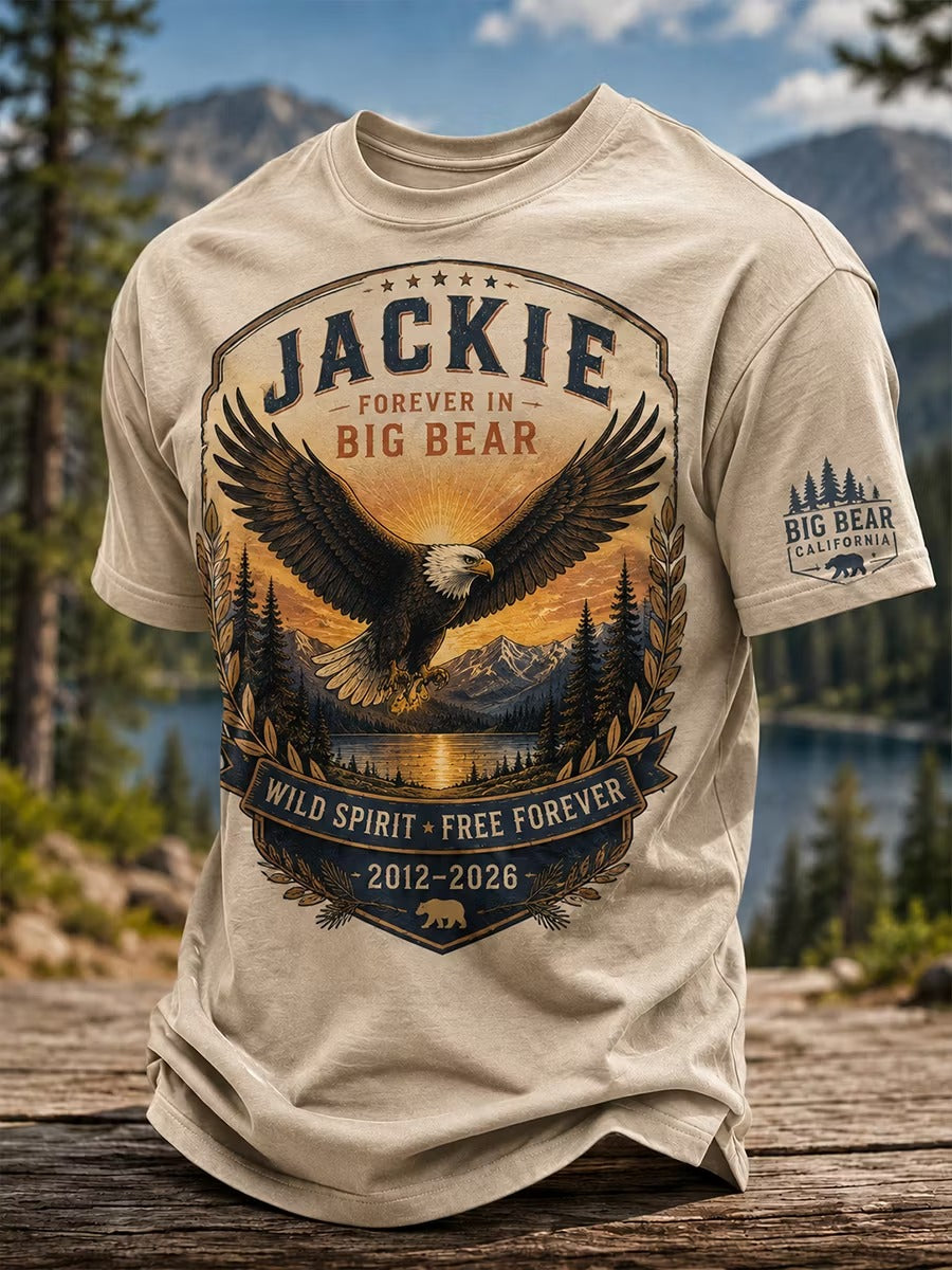 Men's Jackie Wild Free Forever Commemorative T-shirt