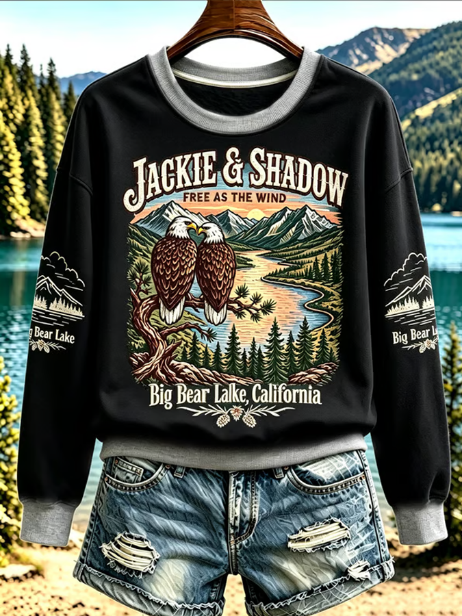Retro In Loving Memory Of Jackie Rest In Peace Jackie Of Big Bear Valley A Legend. Forever In Our Hearts Print Top