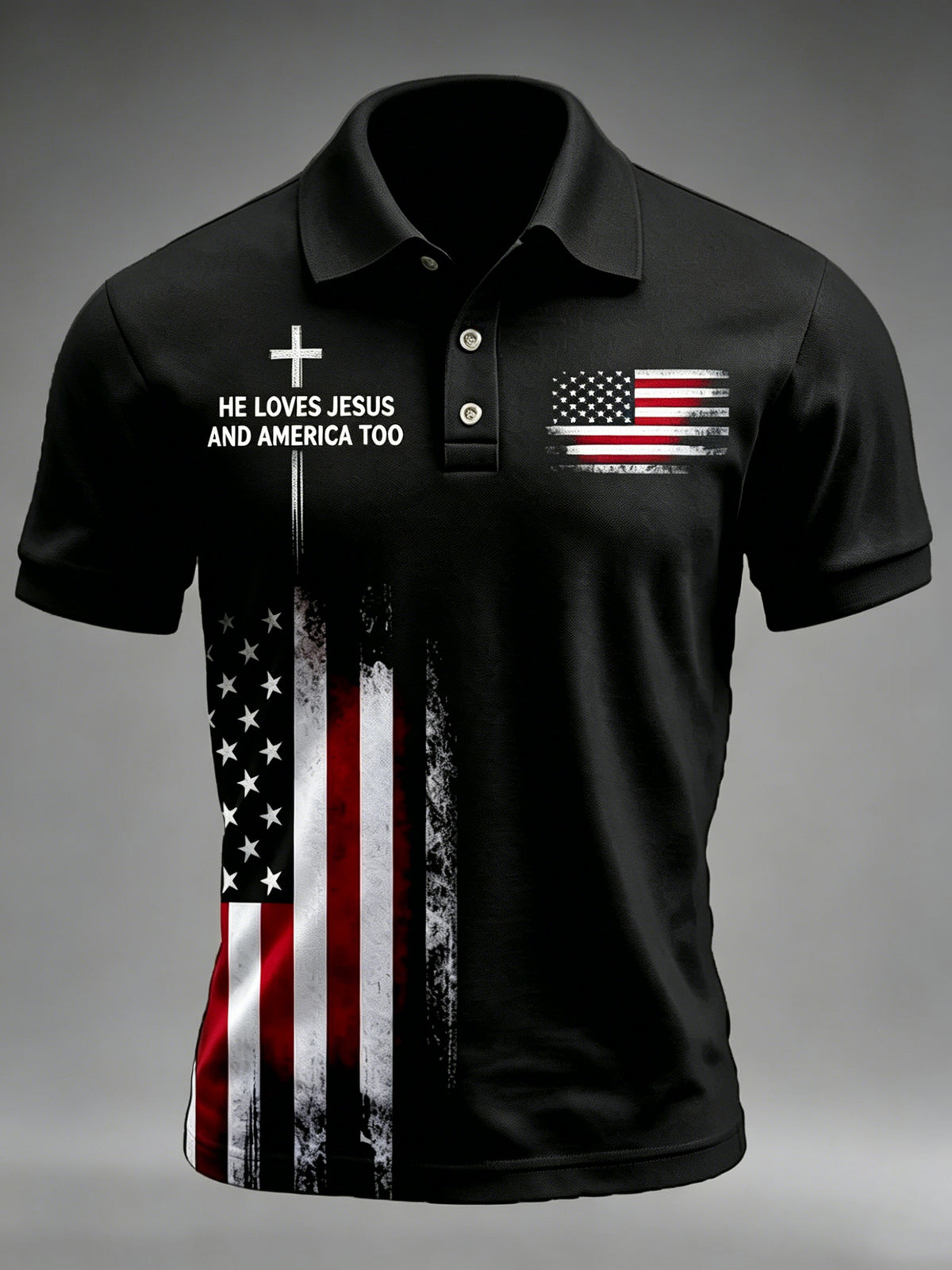 U.S. Faith Art Men's Short-Sleeve Shirt