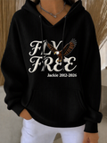 Women's Animal Print Casual Hooded Sweatshirt