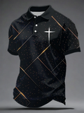 Men'S Faith Print Casual Top