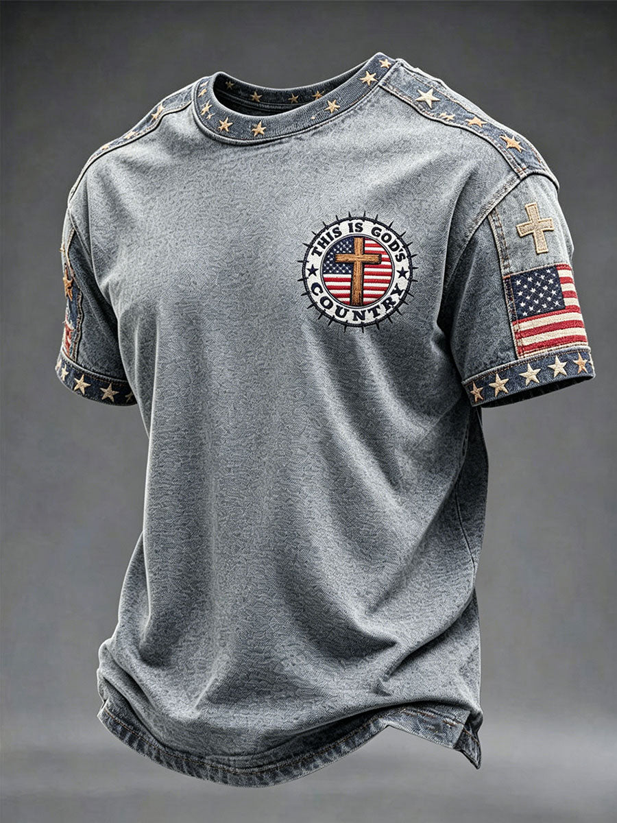 Men'S Faith Printed T-Shirt