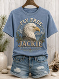 Women's Fly Free Jackie Print Tee