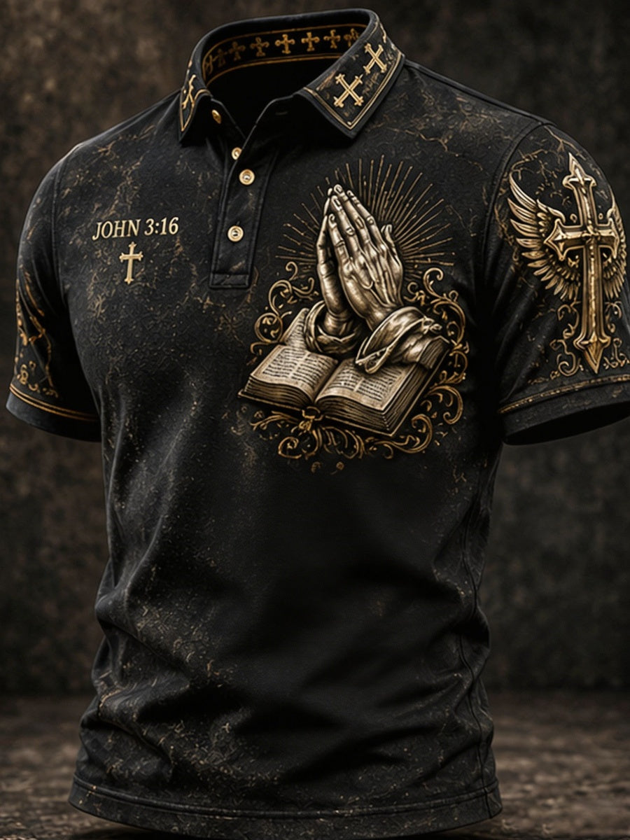 JESUS Faith Art Men's Short-Sleeve Shirt