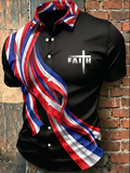 Men'S Faith Casual Printed Shirt