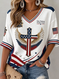 Women's Casual USA 250th Anniversary Graphic T-Shirt