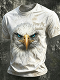 Men'S Eagle Printed Short-Sleeve T-Shirt