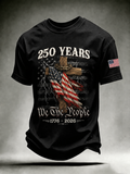 Men's 250th Anniversary Print Crew Neck T-Shirt