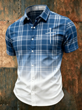 Men's Faith Cross Printed Casual Shirt