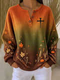 Women'S Autumn Print Long Sleeved Sportswear