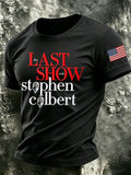 Men's The Last Show Printed Casual T-shirt