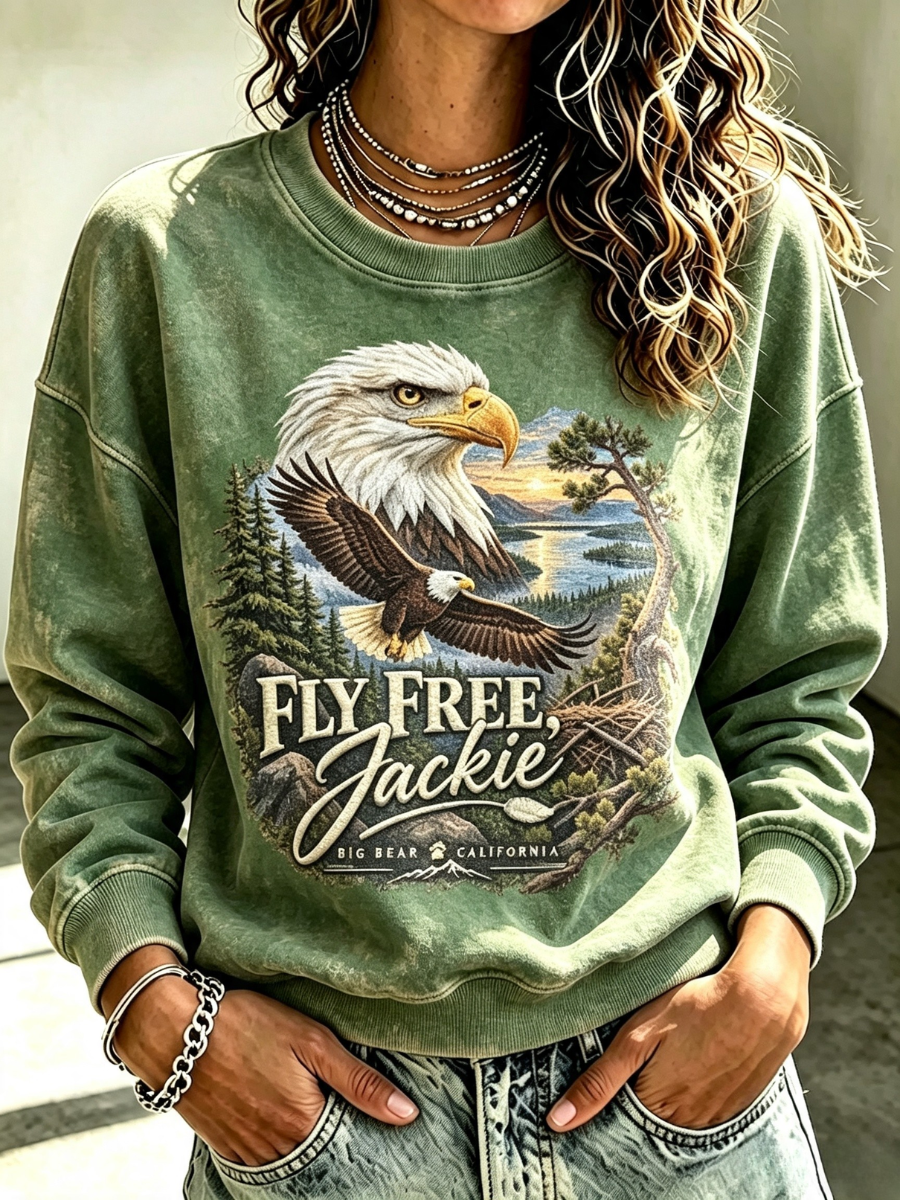 Women's Fly Free Jackie Round Neck Sports Shirt