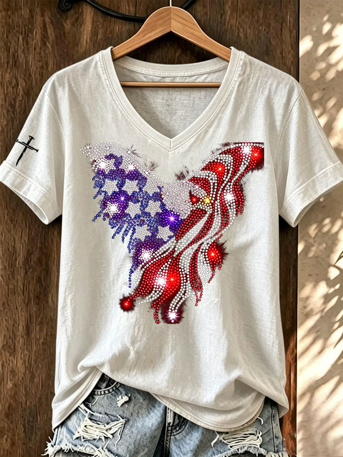 Women's Casual Print Short-Sleeve T-Shirt