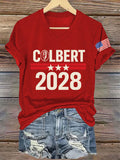 Women'S America Print Casual T-Shirt
