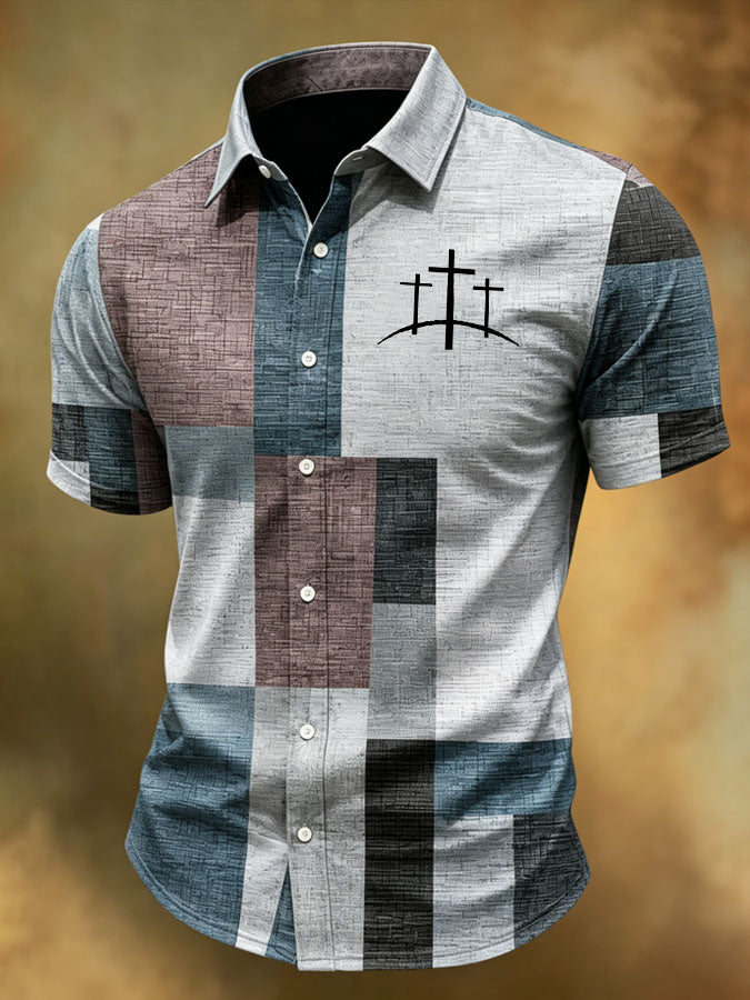 Men's Faith Printed Casual Shirt