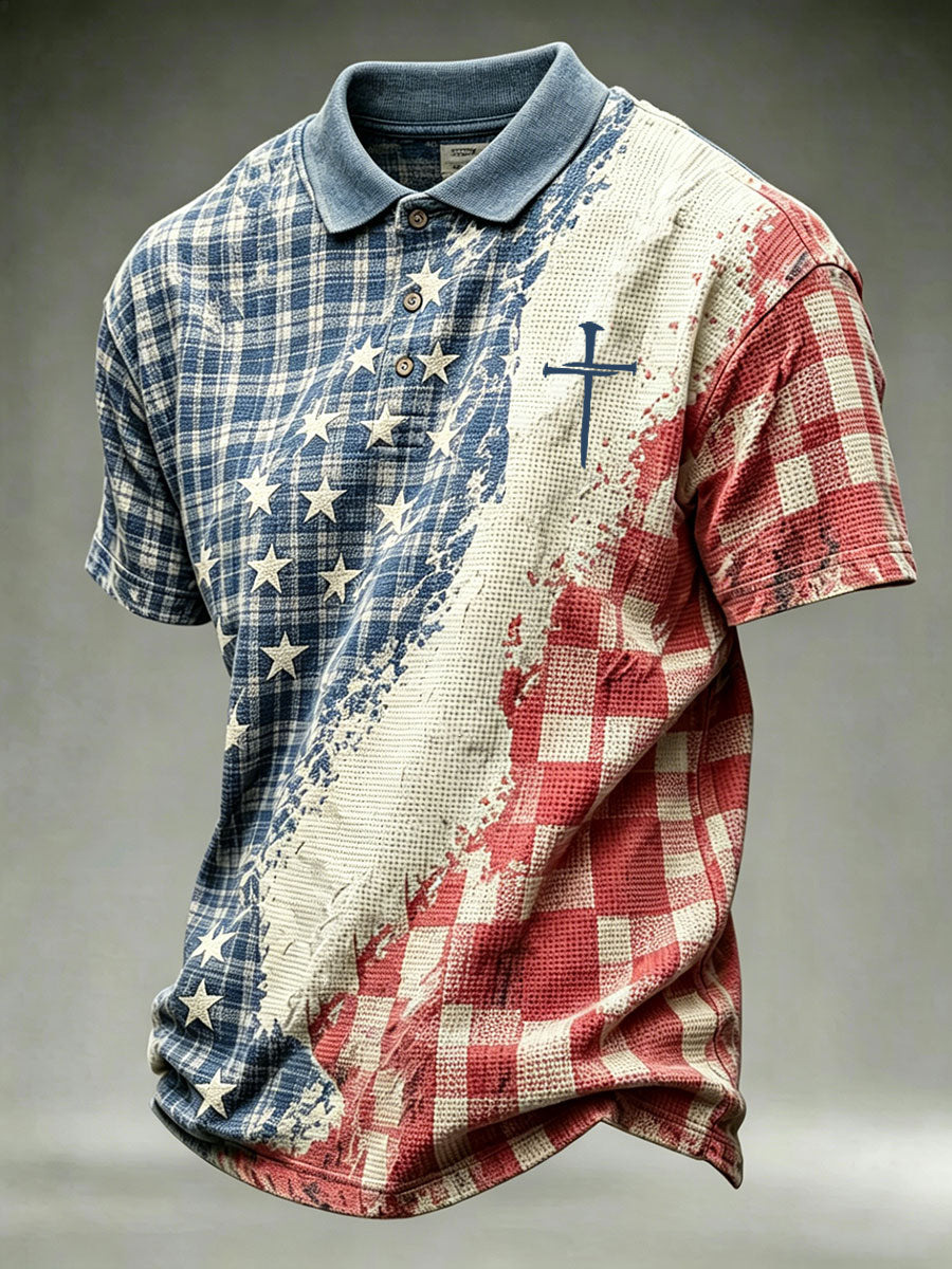 Men's American cross Polo Shirt