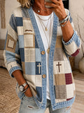 Women'S Faith Printed Casual Cardigan