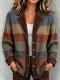Women'S Retro Gradient Printed Jacket
