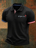 Men's Faith Jesus Til' You Can't Print Polo Shirt