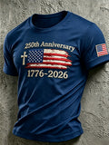 Men's Faith Casual Printed T-Shirt