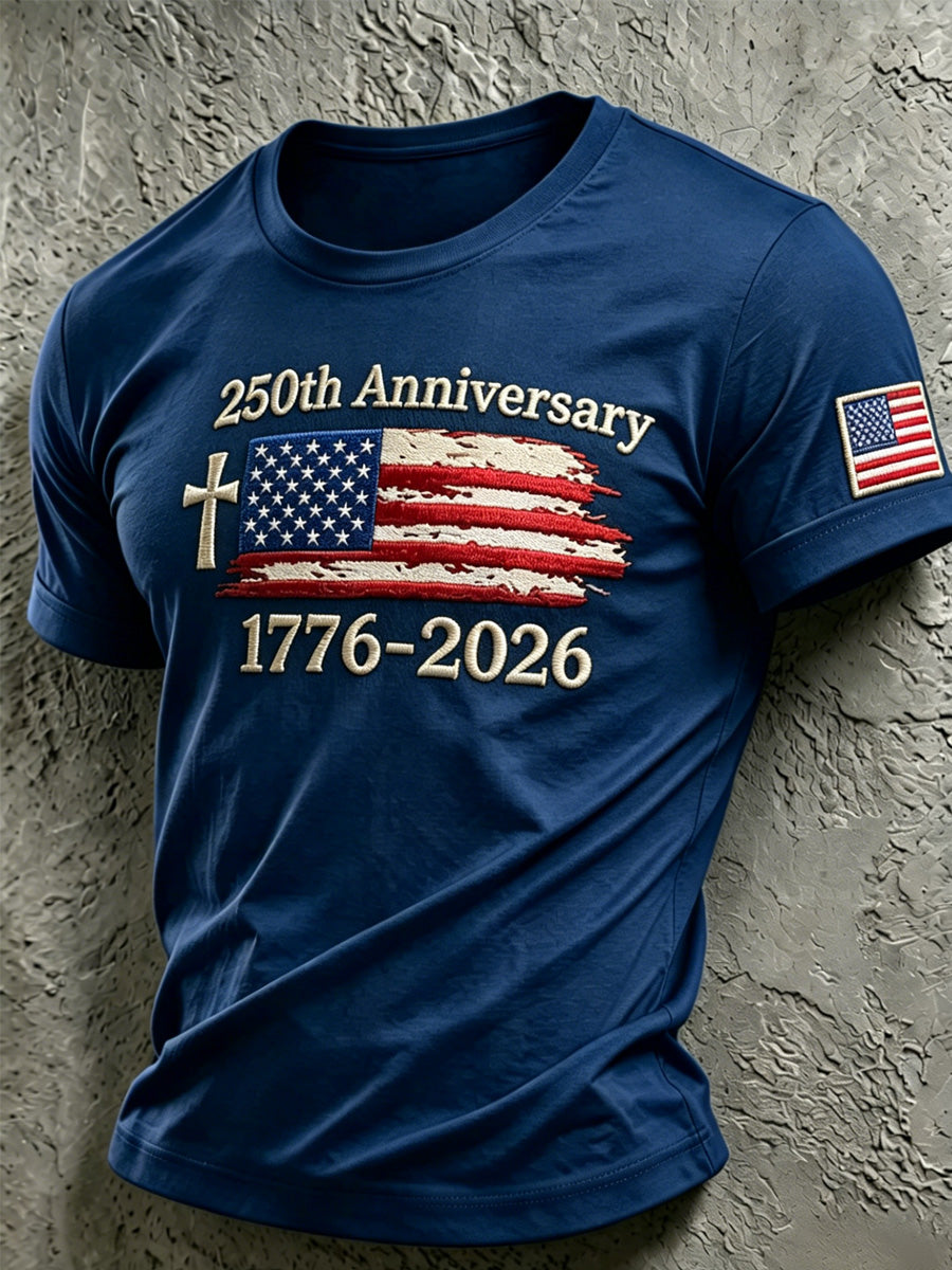 Men's Faith Casual Printed T-Shirt