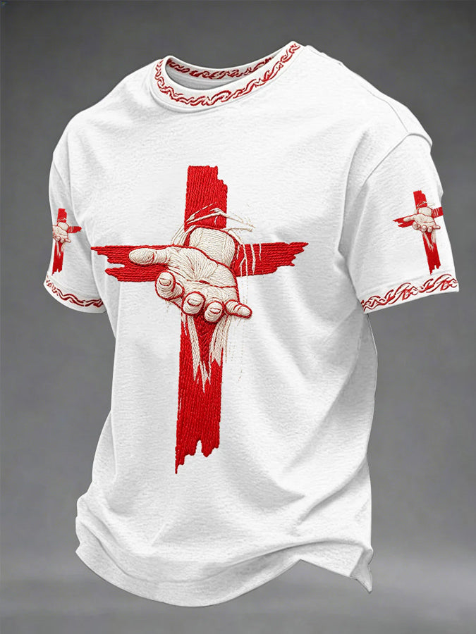 Men's Faith Print Short Sleeve T-Shirt