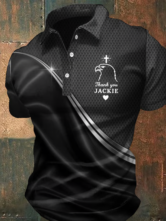 Men'S Eagle Jackie Casual Polo Shirt