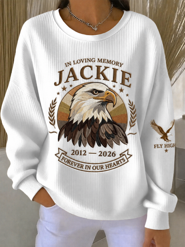 Women'S Eagle Print Casual Sweatshirt
