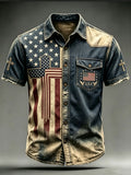 Men'S 250Th Anniversary National Faith Print Shirt