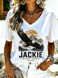 Women's Animal Print Casual Top