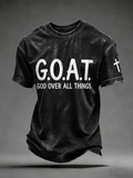 Men's Faith Print Casual T-shirt