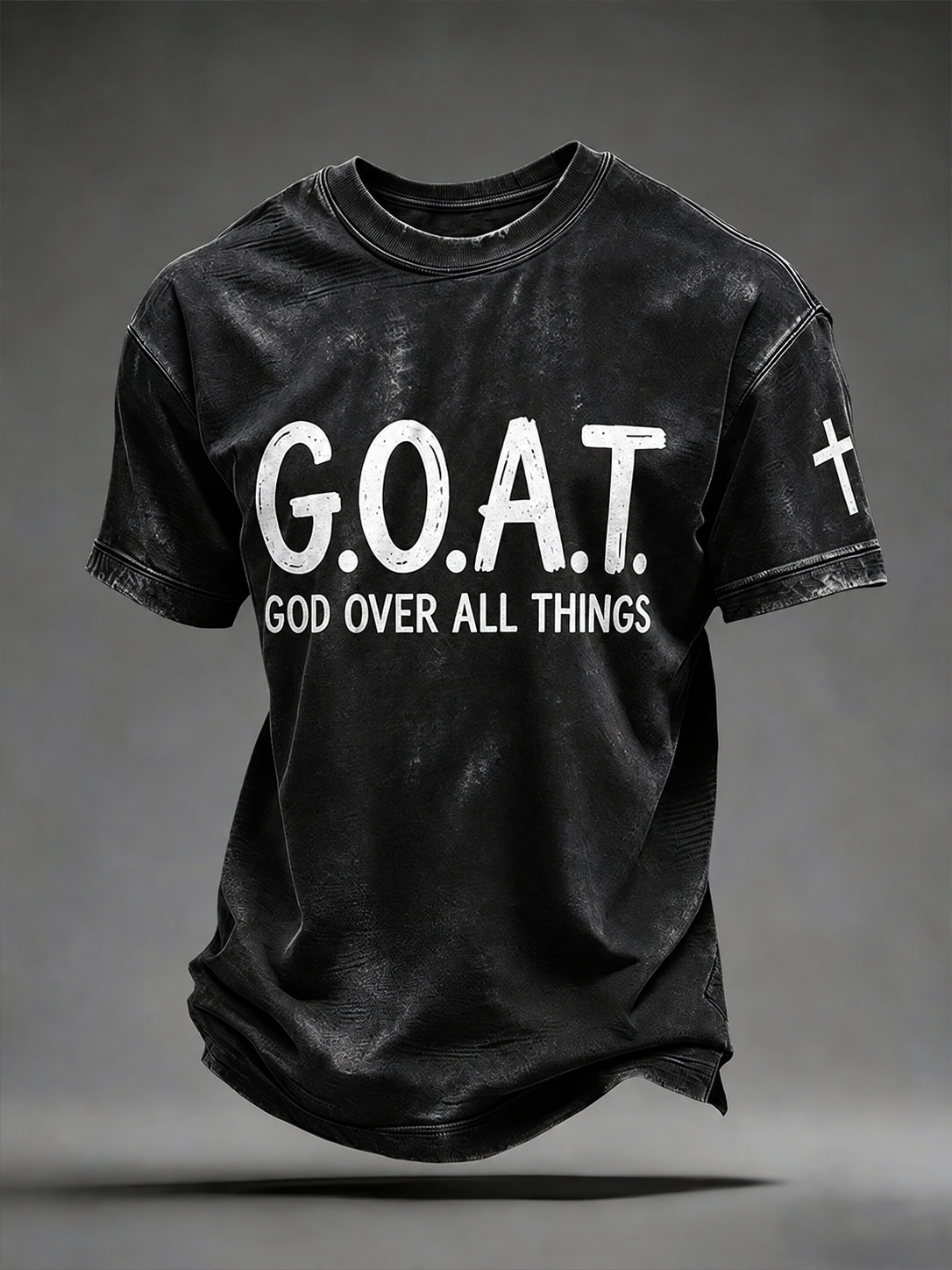 Men's Faith Print Casual T-shirt