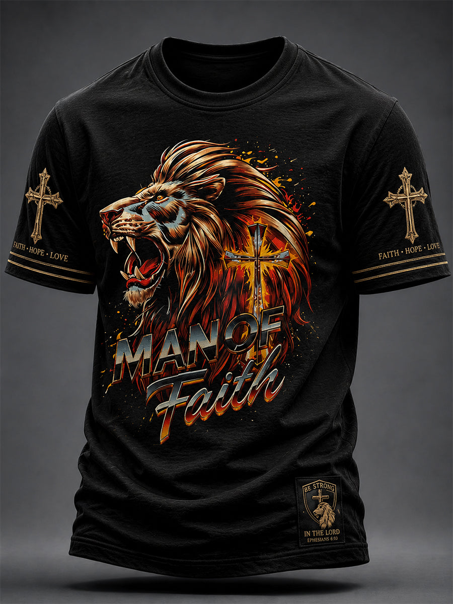 Men'S Faith Printed T-Shirt