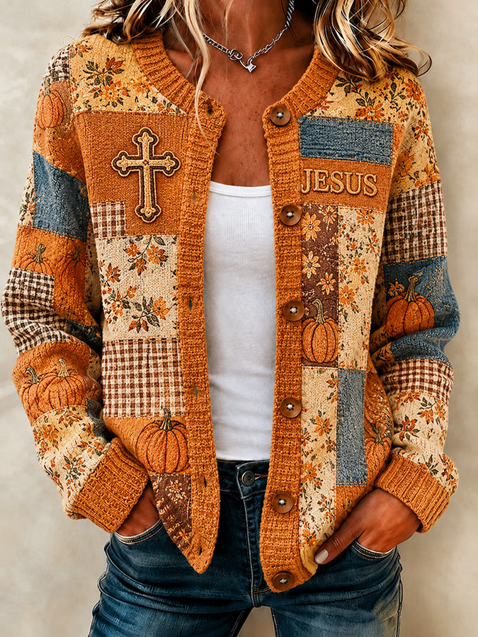 Women's Casual Autumn Woolen Cardigan