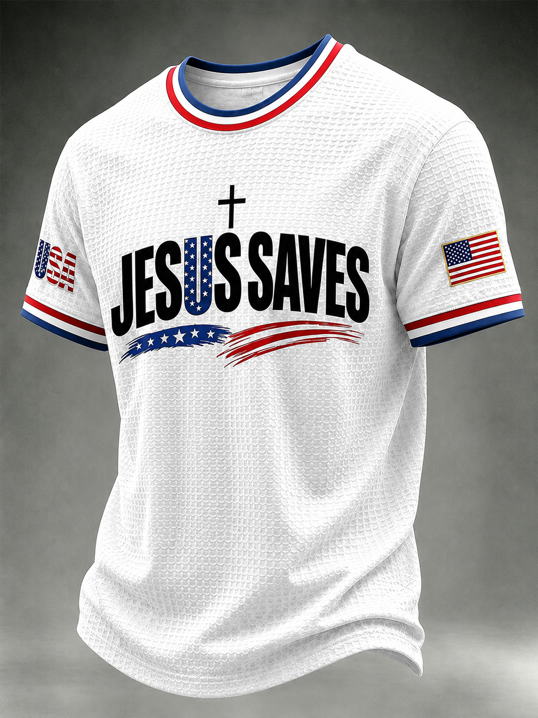 Men's “Faith” waffle knit T-shirts