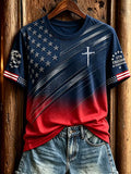 Women'S Faith Printed Casual T-Shirt
