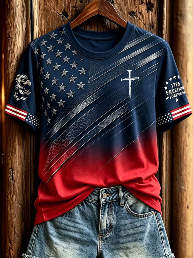 Women'S Faith Printed Casual T-Shirt